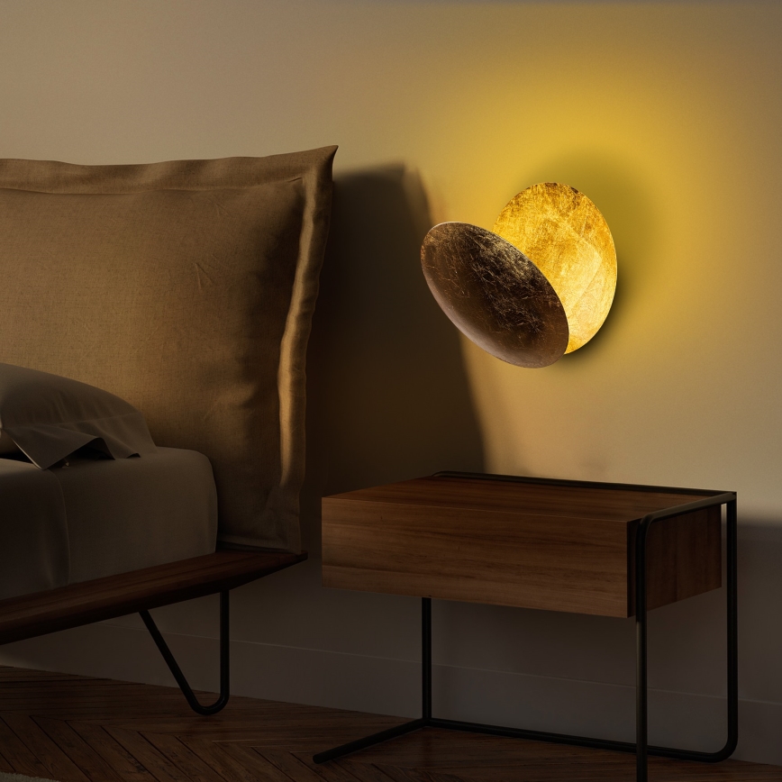 LED väggbelysning YOSMA LED/5W/230V 3000K guld