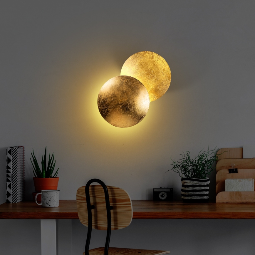 LED väggbelysning YOSMA LED/5W/230V 3000K guld
