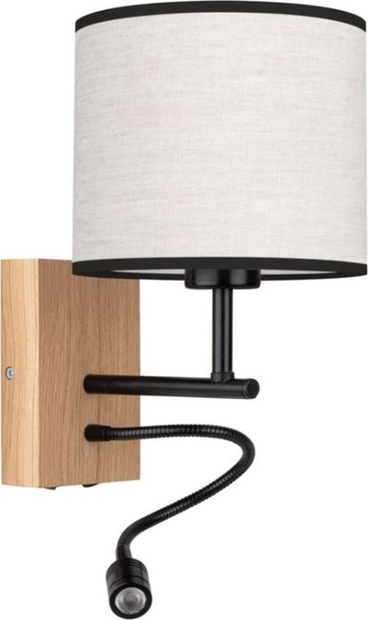 LED vägglampa BOHO 1xE27/25W/230V + LED/1W/230V ek