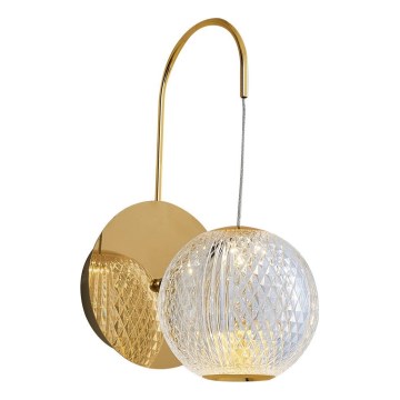LED Vägglampa CREMONA LED/5W/230V 3000K guldfärgad