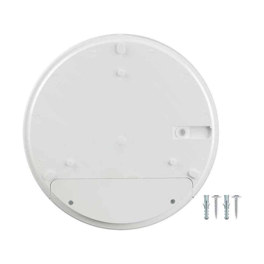 LED Vägglampa för badrum med sensor SAMSUNG CHIP LED/15W/230V 3000/4000/6000K IP44 vit