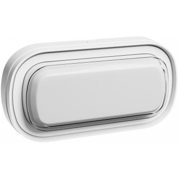 LED Vägglampa för badrum PASTILO LED/10W/230V 2700/4000/6000K IK10 IP54 vit oval