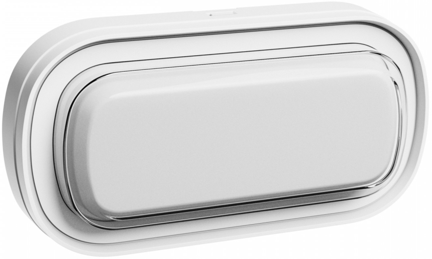 LED Vägglampa för badrum PASTILO LED/10W/230V 2700/4000/6000K IK10 IP54 vit oval