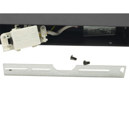 LED Flexibel vägglampa för utomhusbruk 2xLED/16W/230V IP54 90 cm svart