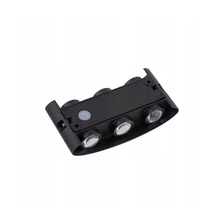LED vägglampa för utomhusbruk ARROW 6xLED/1W/230V IP54 svart