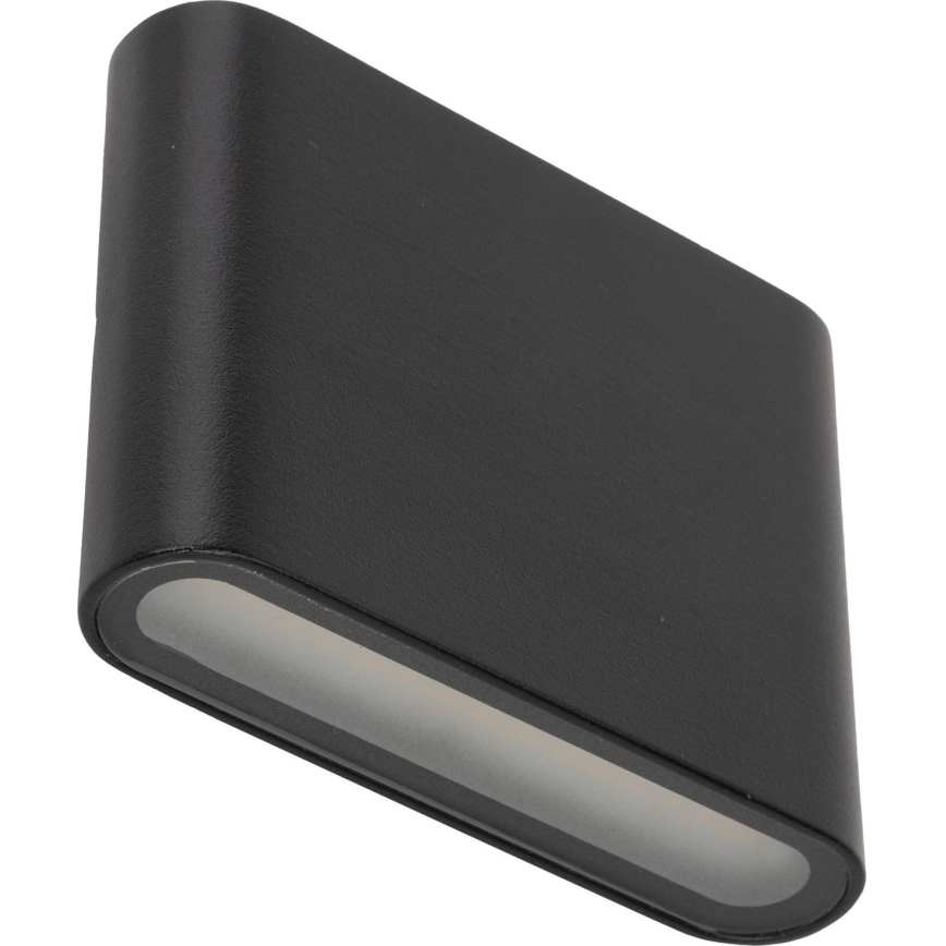 LED vägglampa för utomhusbruk ARWENA 2xLED/3W/230V IP54 svart