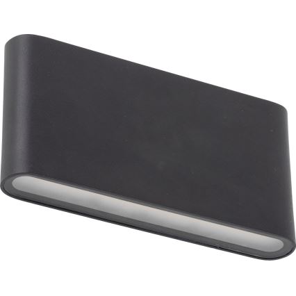 LED vägglampa för utomhusbruk ARWENA 2xLED/6W/230V IP54 svart