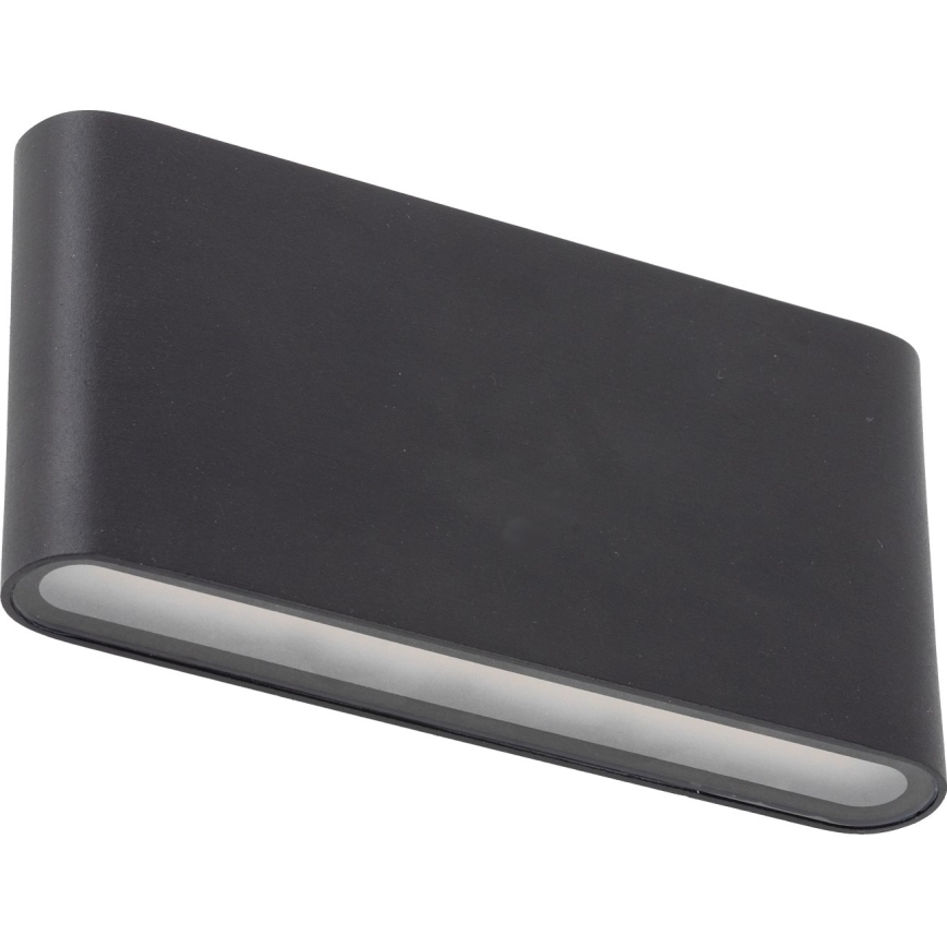 LED vägglampa för utomhusbruk ARWENA 2xLED/6W/230V IP54 svart