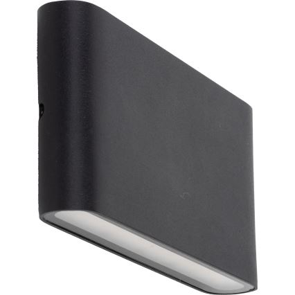 LED vägglampa för utomhusbruk ARWENA 2xLED/6W/230V IP54 svart