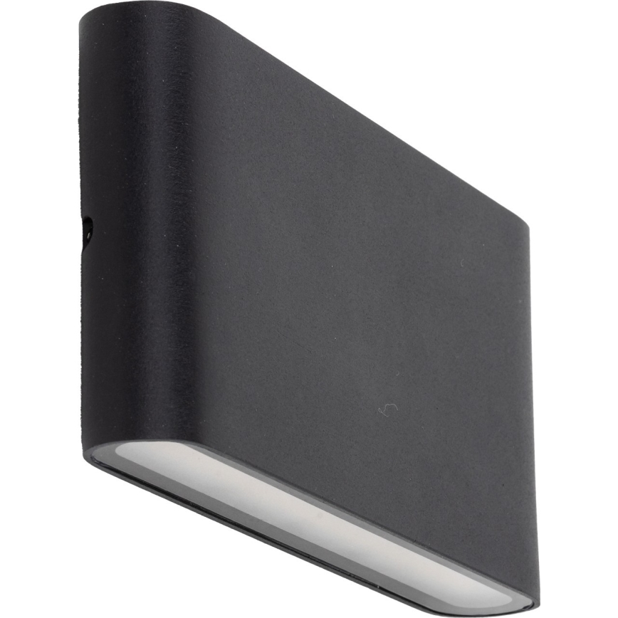 LED vägglampa för utomhusbruk ARWENA 2xLED/6W/230V IP54 svart