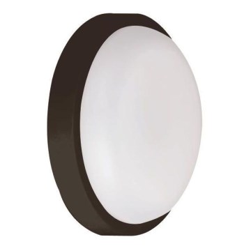 LED vägglampa för utomhusbruk BULKHEAD LED/18W/230V 3000K IP54 svart