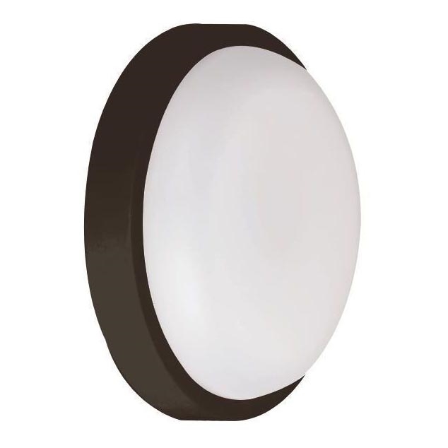 LED vägglampa för utomhusbruk BULKHEAD LED/18W/230V 3000K IP54 svart
