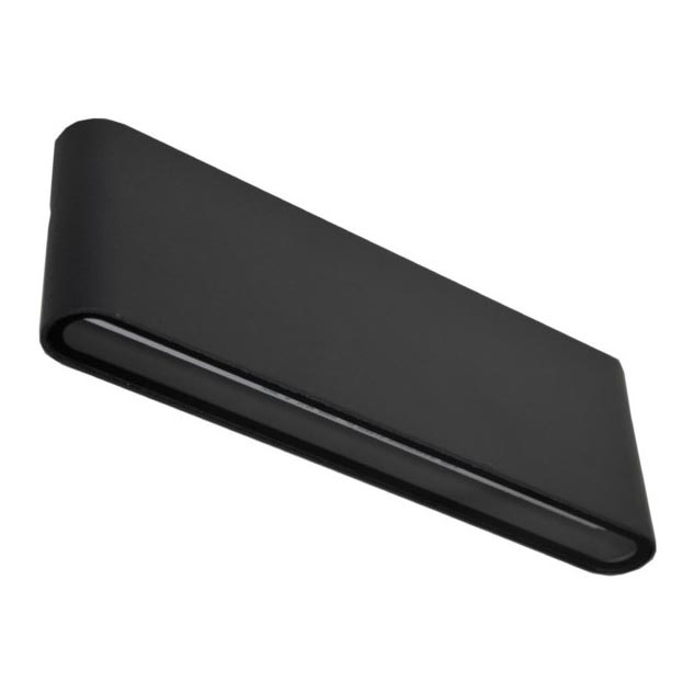 LED vägglampa för utomhusbruk FLOW LED/9W/230V IP54 4000K antracit