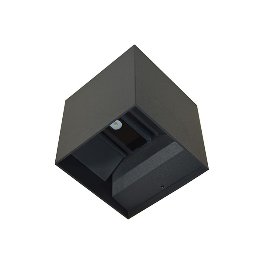 LED vägglampa för utomhusbruk KREON 2xLED/3W/230V IP54 4000K antracit
