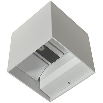 LED vägglampa för utomhusbruk KREON 2xLED/3W/230V IP54 4000K vit