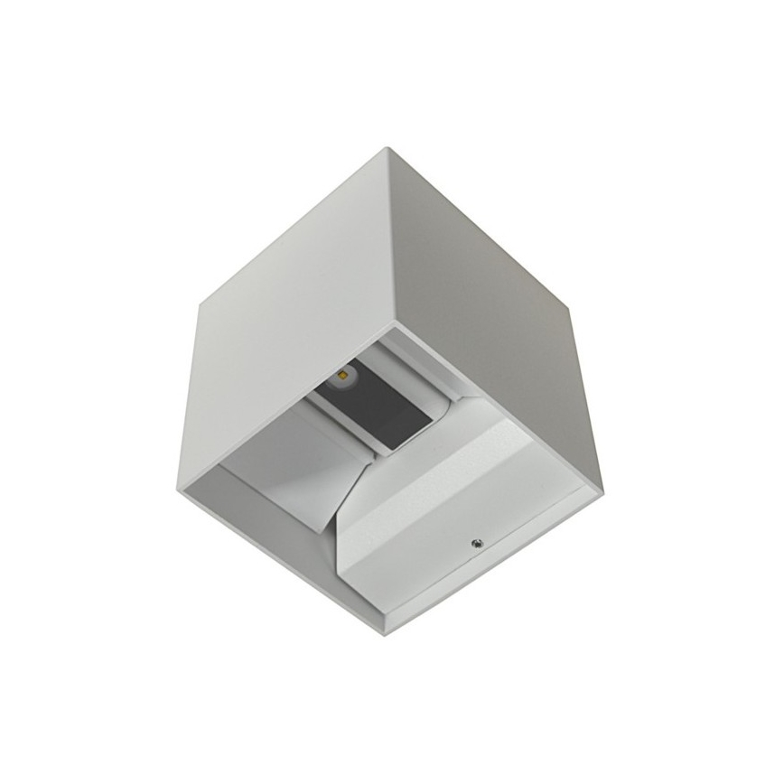 LED vägglampa för utomhusbruk KREON 2xLED/3W/230V IP54 4000K vit