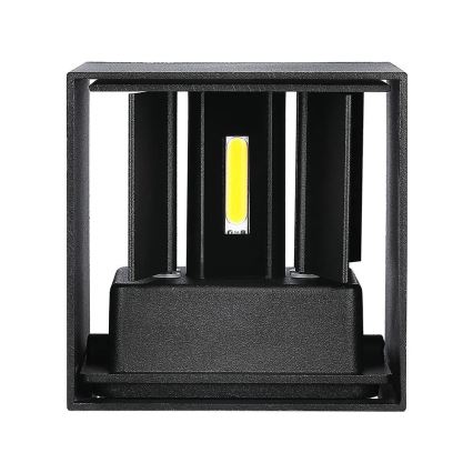 LED vägglampa för utomhusbruk LED/11W/230V 3000K IP65 svart