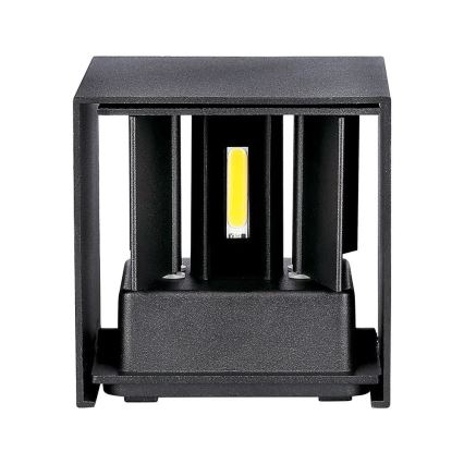 LED vägglampa för utomhusbruk LED/11W/230V 3000K IP65 svart