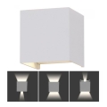 LED vägglampa för utomhusbruk LED/11W/230V 3000K IP65 vit
