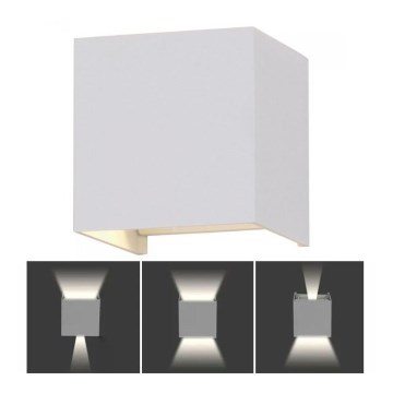 LED vägglampa för utomhusbruk LED/11W/230V 3000K IP65 vit