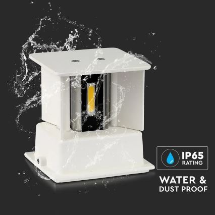 LED vägglampa för utomhusbruk LED/11W/230V 3000K IP65 vit