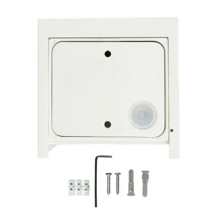 LED vägglampa för utomhusbruk LED/11W/230V 3000K IP65 vit