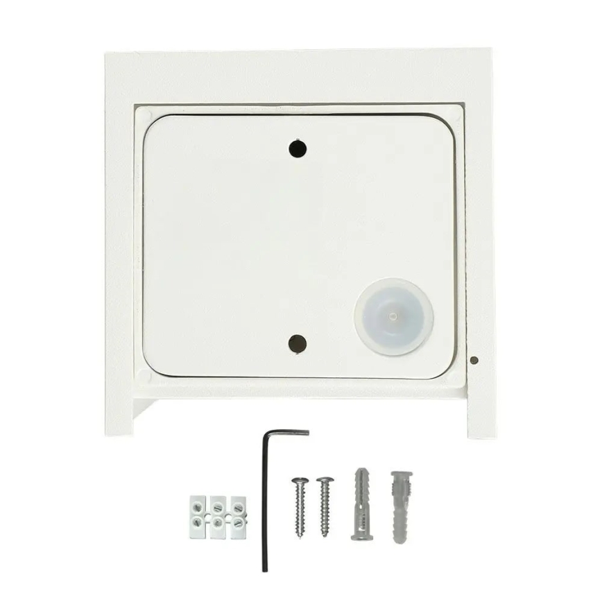 LED vägglampa för utomhusbruk LED/11W/230V 3000K IP65 vit
