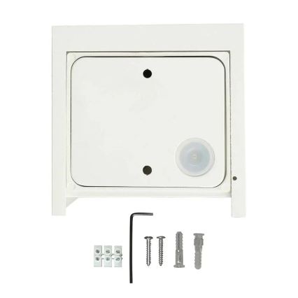 LED vägglampa för utomhusbruk LED/11W/230V 4000K IP65 vit