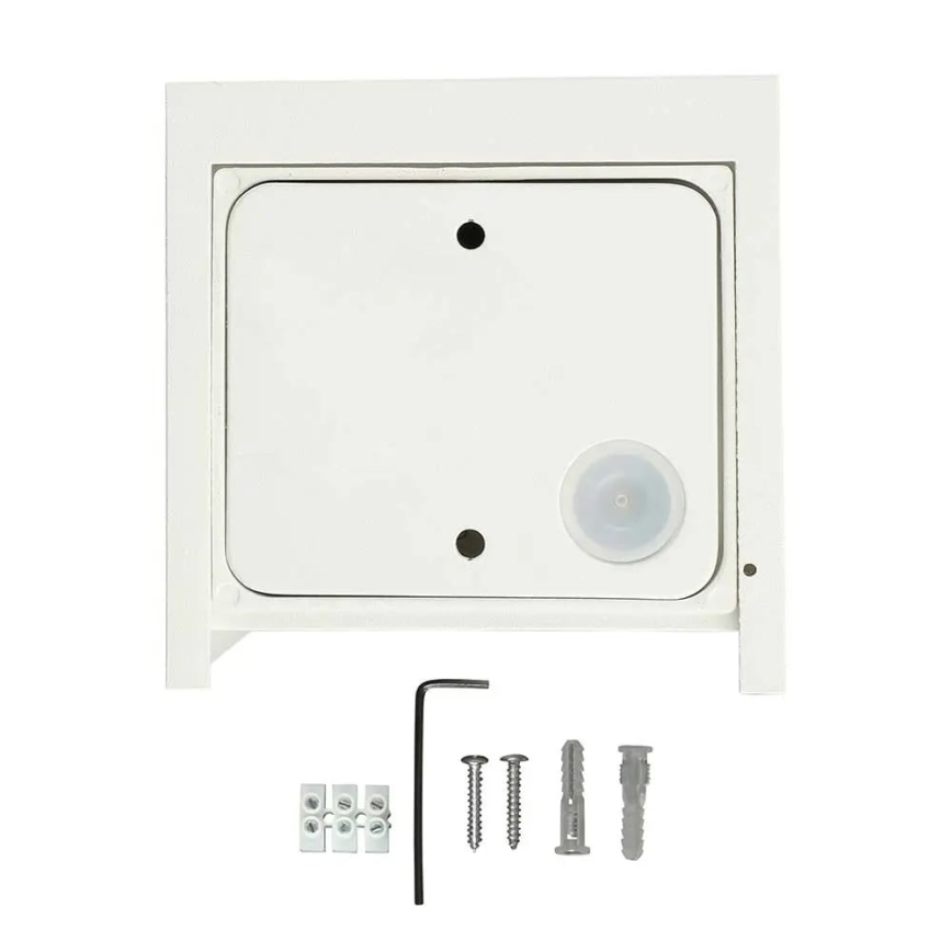 LED vägglampa för utomhusbruk LED/11W/230V 4000K IP65 vit
