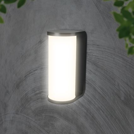 LED vägglampa för utomhusbruk LED/12W/230V 3000/4200/6500K IP65 svart