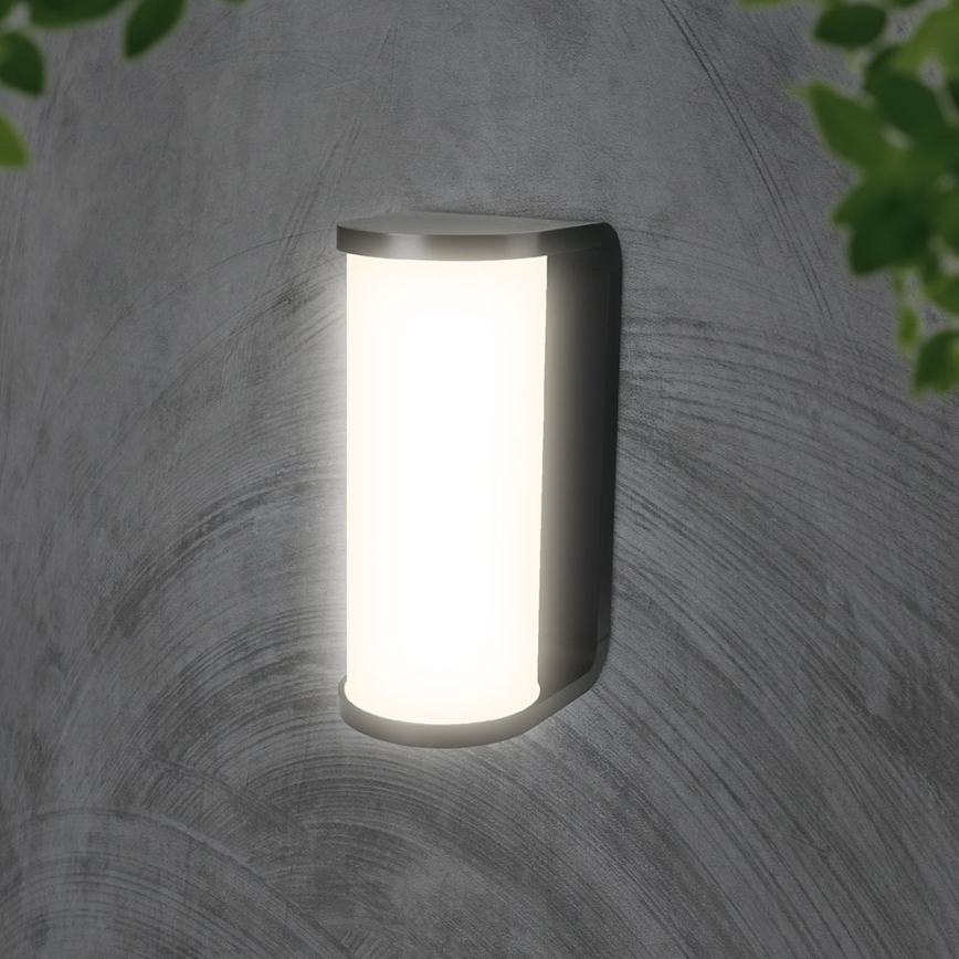 LED vägglampa för utomhusbruk LED/12W/230V 3000/4200/6500K IP65 svart