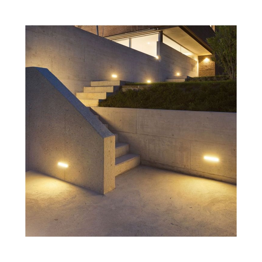 LED vägglampa för utomhusbruk LED/12W/230V 3000K IP65