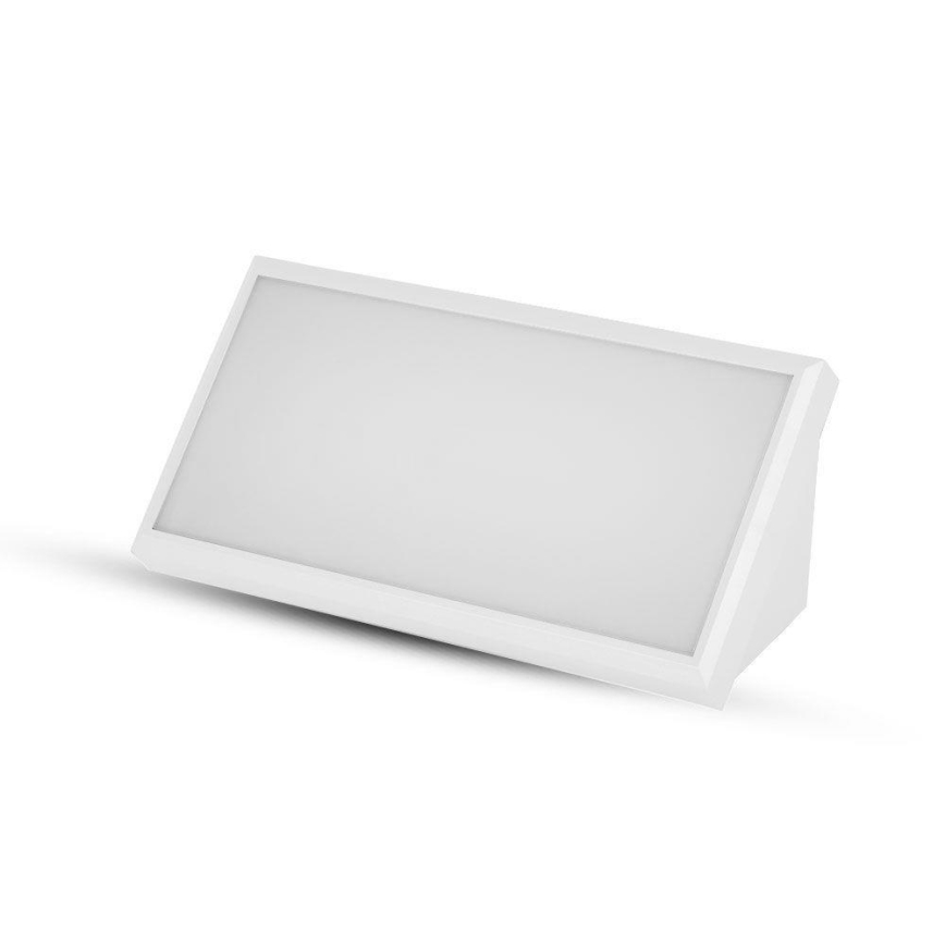 LED vägglampa för utomhusbruk LED/12W/230V 3000K IP65 vit