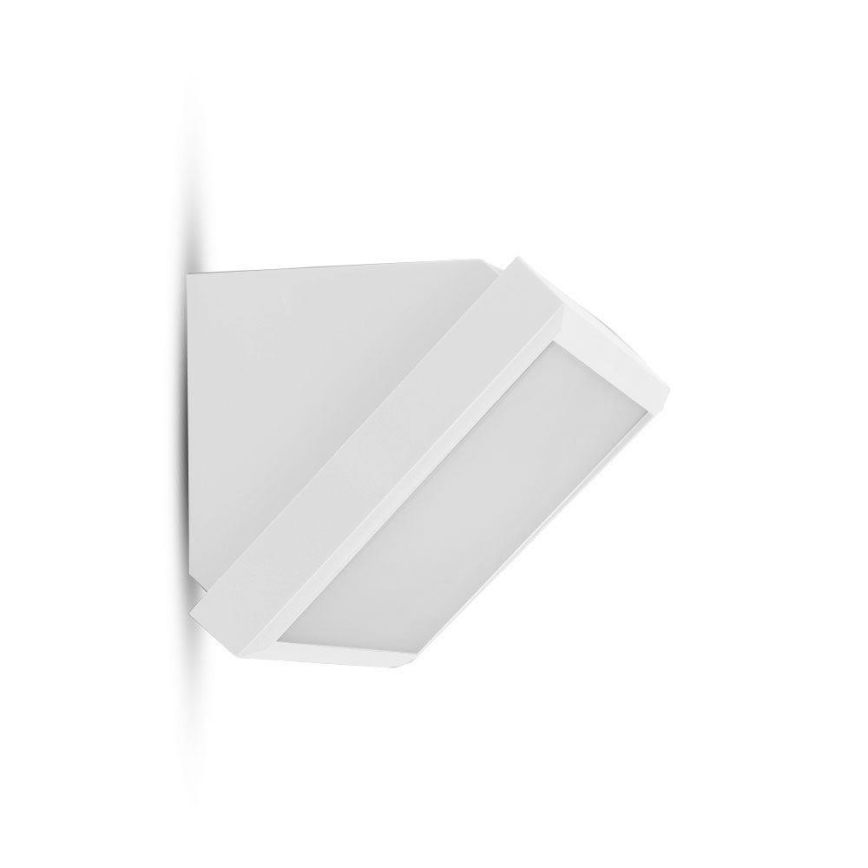 LED vägglampa för utomhusbruk LED/12W/230V 3000K IP65 vit