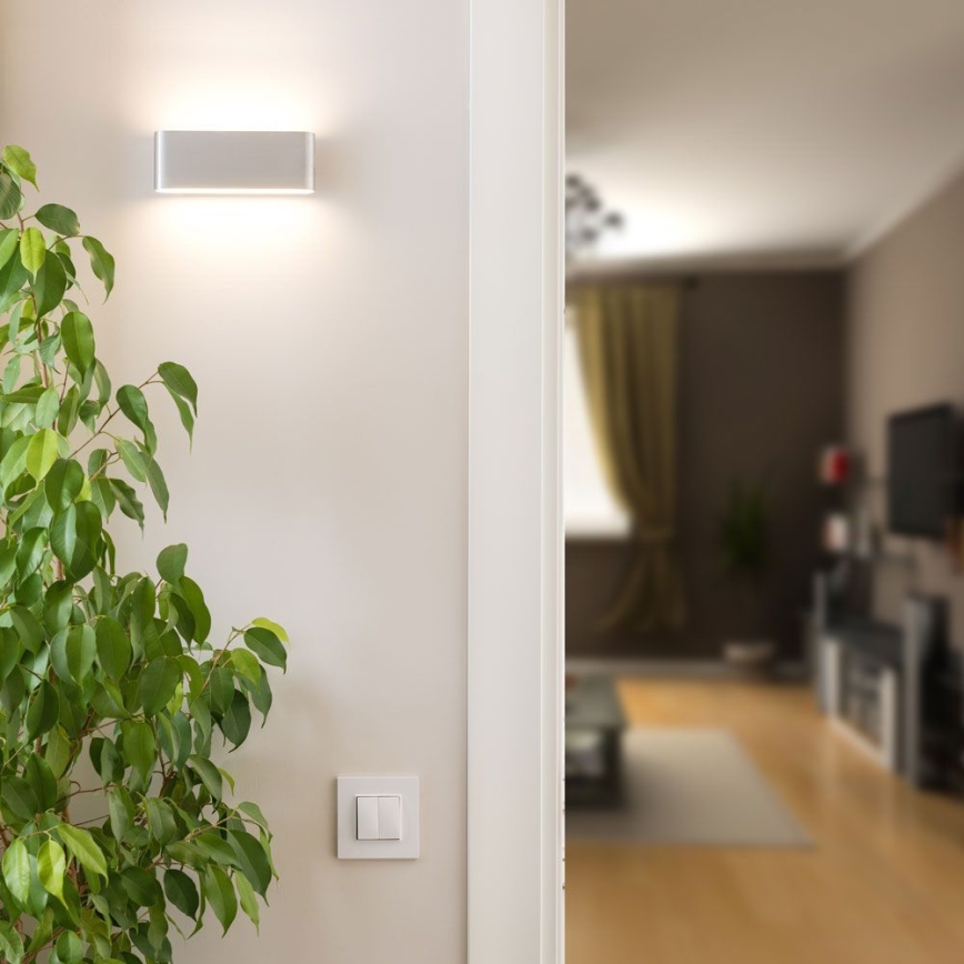 LED vägglampa för utomhusbruk LED/12W/230V 4000K IP65