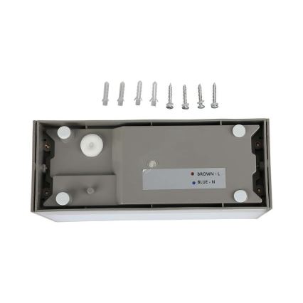 LED vägglampa för utomhusbruk LED/12W/230V 4000K IP65