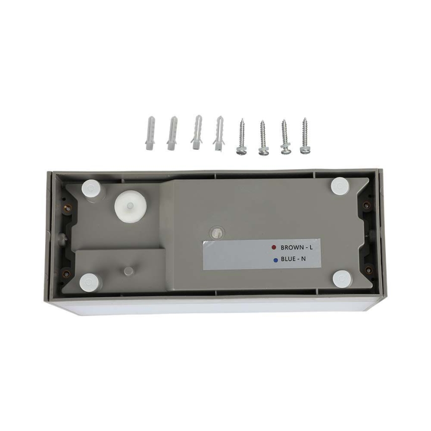 LED vägglampa för utomhusbruk LED/12W/230V 4000K IP65