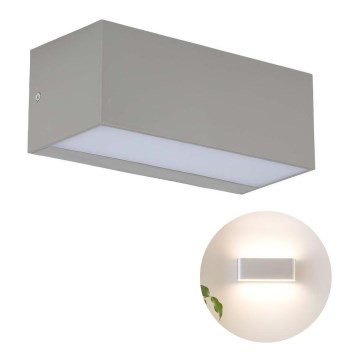 LED vägglampa för utomhusbruk LED/12W/230V 6400K IP65