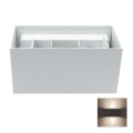 LED vägglampa för utomhusbruk LED/12W/230V IP54 vit