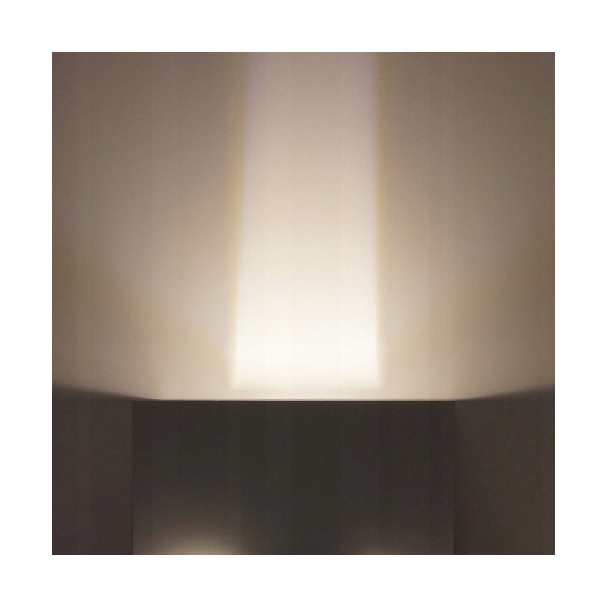 LED vägglampa för utomhusbruk LED/12W/230V IP54 vit