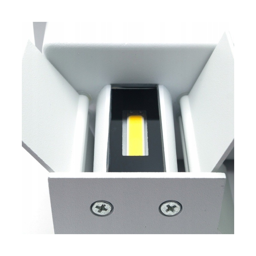 LED vägglampa för utomhusbruk LED/12W/230V IP54 vit