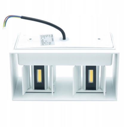LED vägglampa för utomhusbruk LED/12W/230V IP54 vit