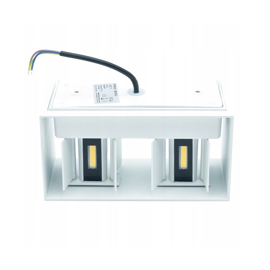 LED vägglampa för utomhusbruk LED/12W/230V IP54 vit