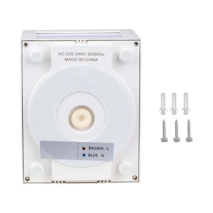 LED vägglampa för utomhusbruk LED/12W/230V IP65 4000K vit