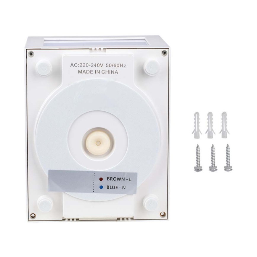 LED vägglampa för utomhusbruk LED/12W/230V IP65 4000K vit