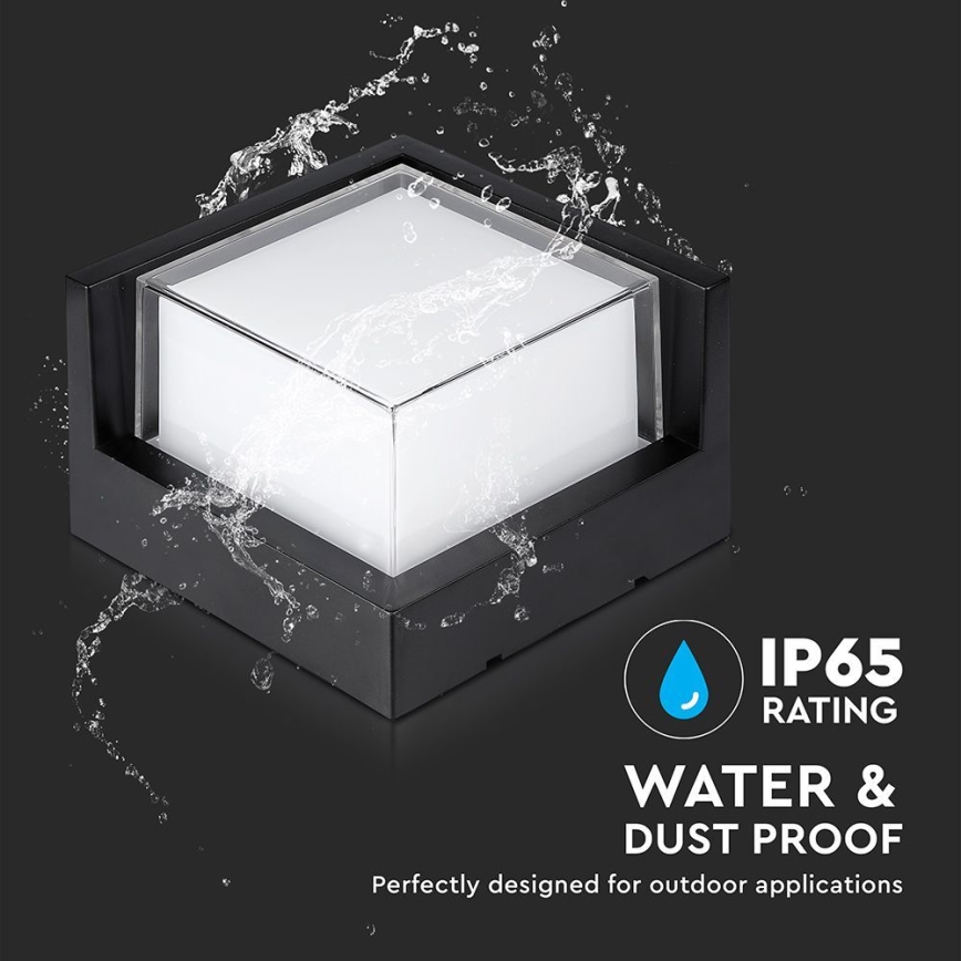 LED vägglampa för utomhusbruk LED/12W/230V IP65