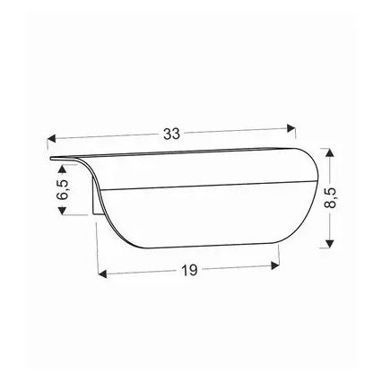 LED vägglampa för utomhusbruk LED/12W/230V IP65 svart