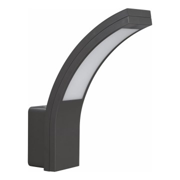 LED vägglampa för utomhusbruk LED/15W/230V IP54 svart