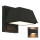 LED vägglampa för utomhusbruk LED/15W/230V IP65 4000K svart