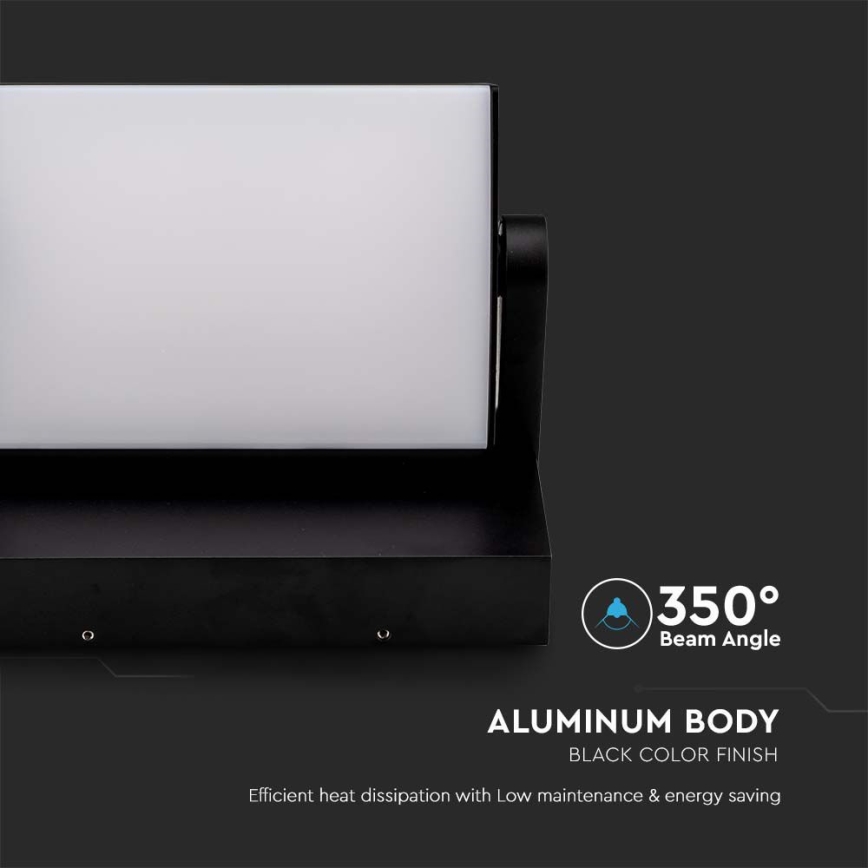 LED vägglampa för utomhusbruk LED/17W/230V 4000K IP65
